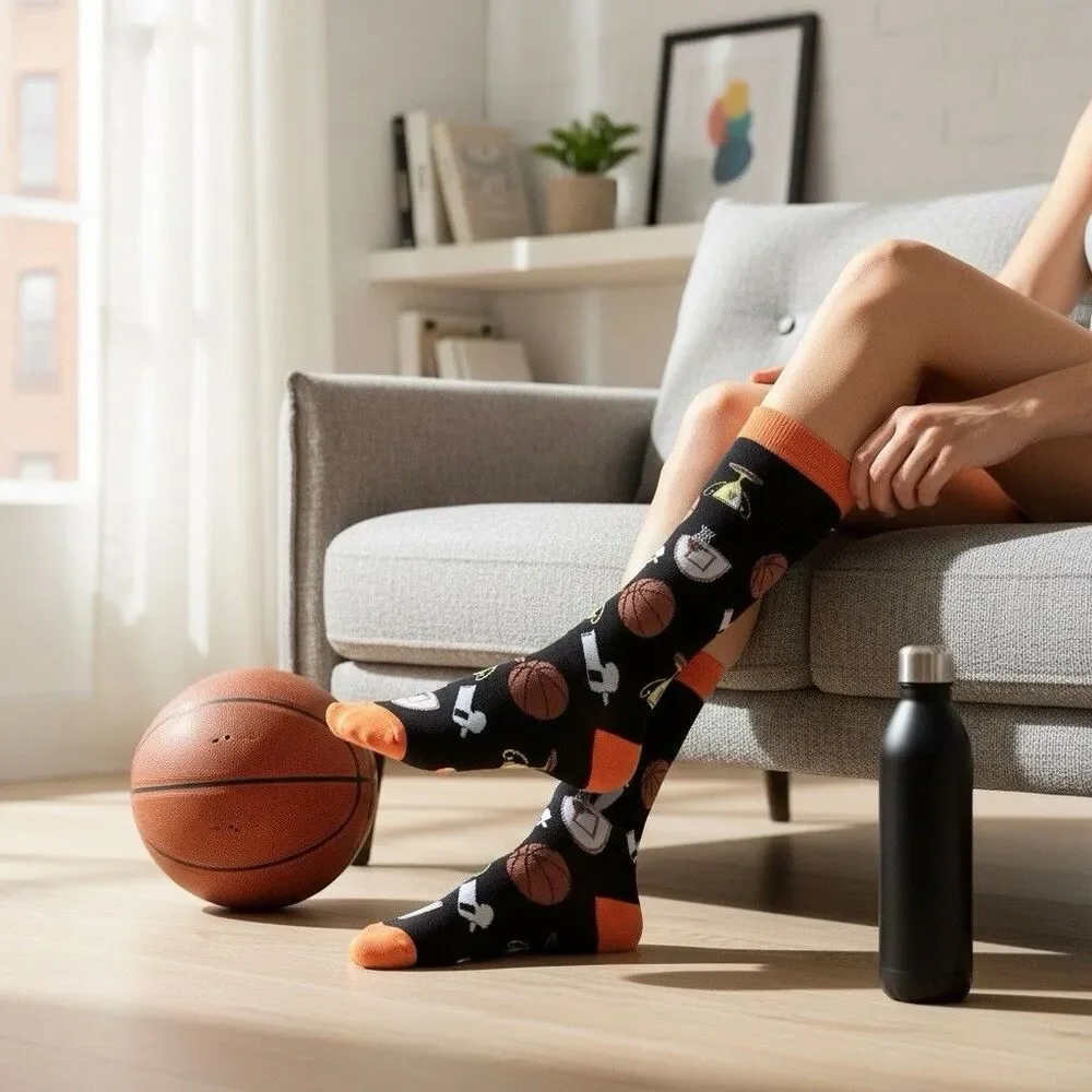 10 Year Old Birthday Gifts Ideas for Boys - Socks for Kids Age 10 Basketball Fan